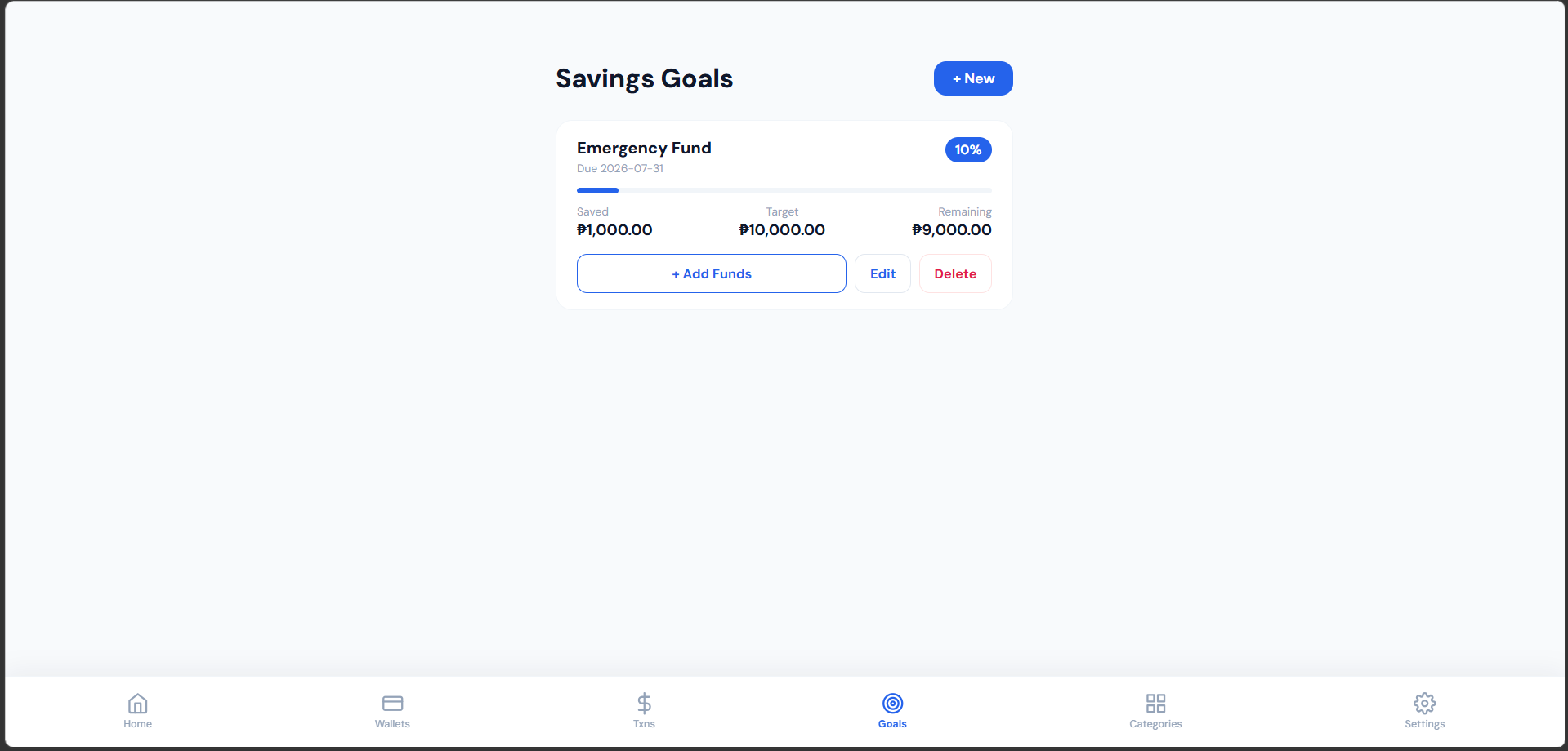 Finance App Screenshot 3