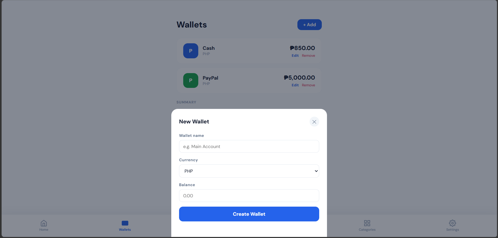 Finance App Screenshot 5